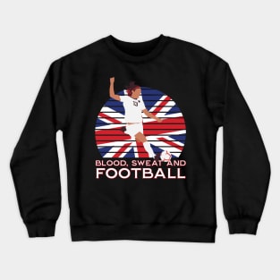 Blood sweat and football Crewneck Sweatshirt